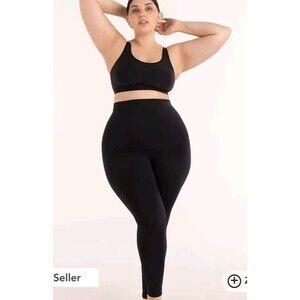 Empetua by Shapermint Womens 2XL High Waisted Shaping Leggings Black 42075 96/4